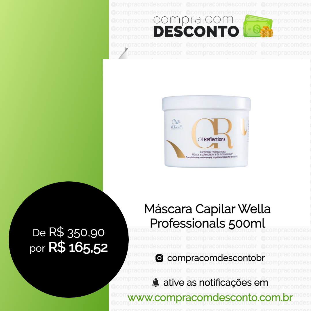 Máscara Capilar Wella Professionals 500ml na loja Beleza Na Web - Compra Com Desconto