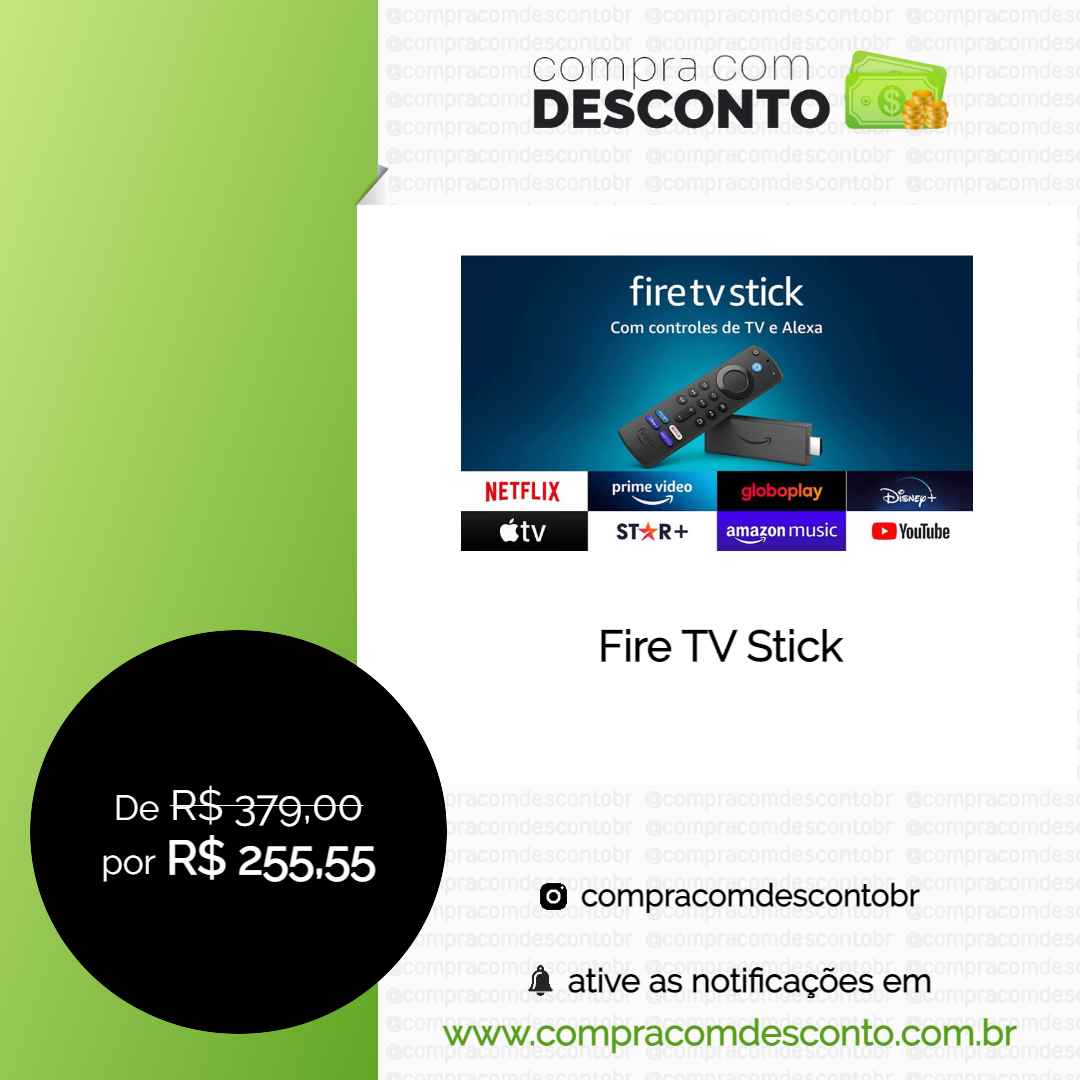 Fire TV Stick na loja Amazon - Compra Com Desconto