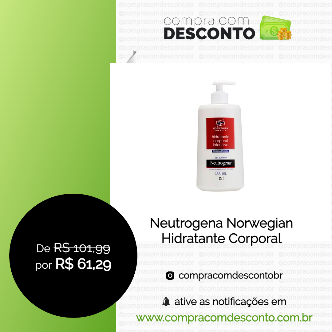 Neutrogena Norwegian Hidratante Corporal na loja Magalu - Compra Com Desconto
