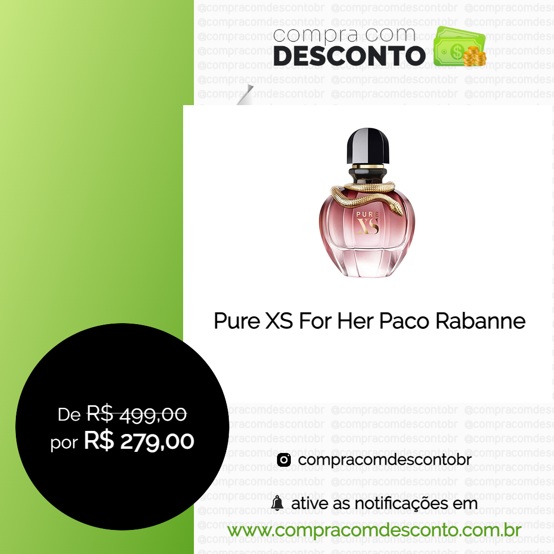 Pure XS For Her Paco Rabanne na loja - Época Cosméticos - Compra Com Desconto